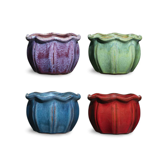 4 pack - INDOOR Medium Succulent Pots