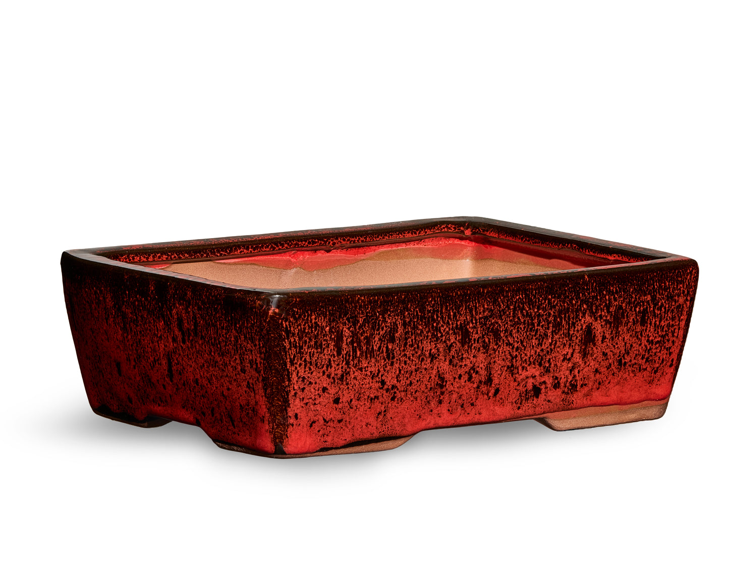 RECTANGLE Bonsai Pot Red - Factory Defect