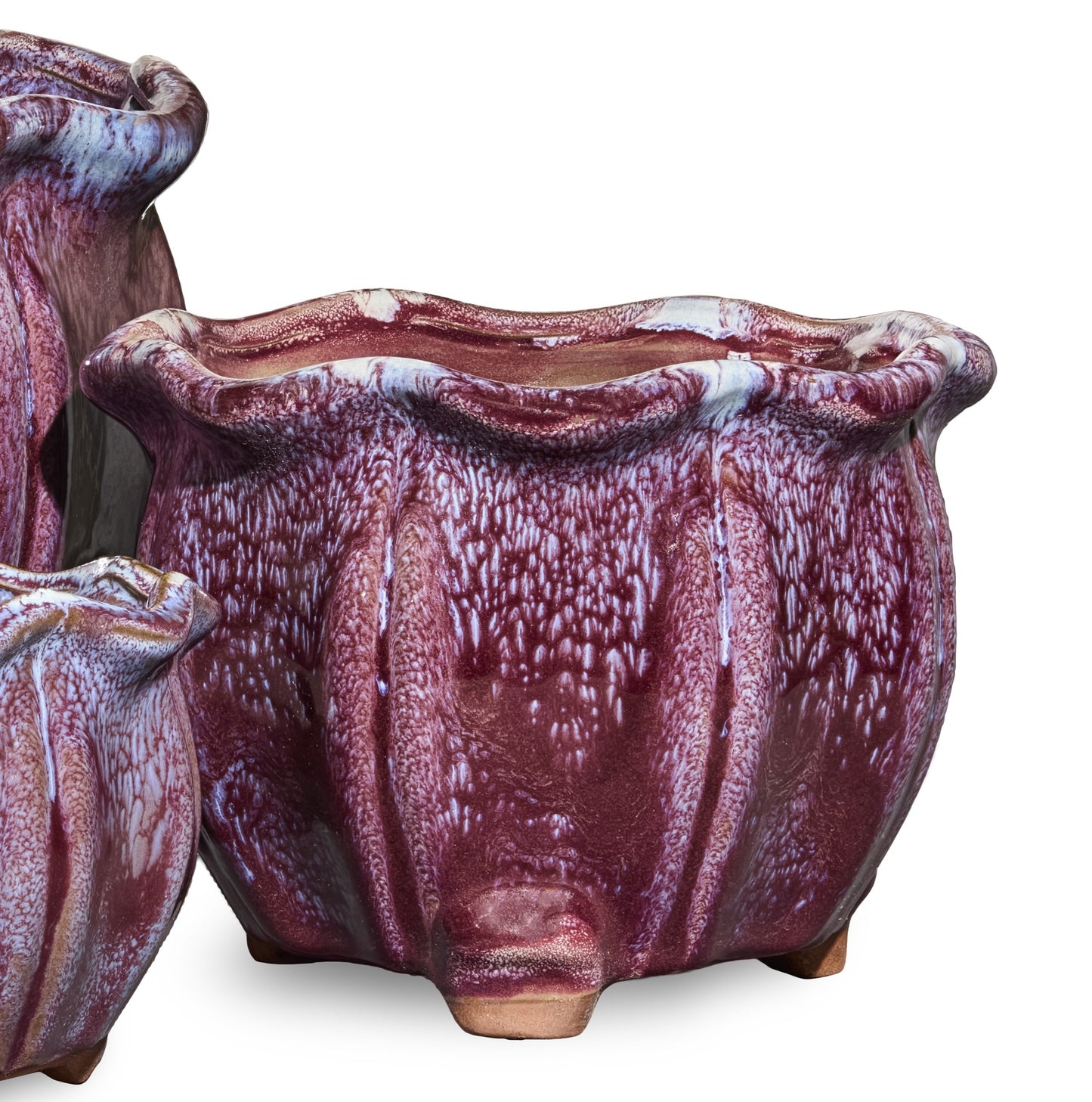 MEDIUM Purple Succulent Pot
