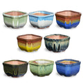 8 Pack of Ausgardo Square Succulent Pots - BOLD